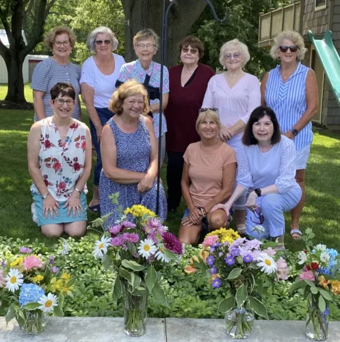 Garden Club visits home, welcomes new member